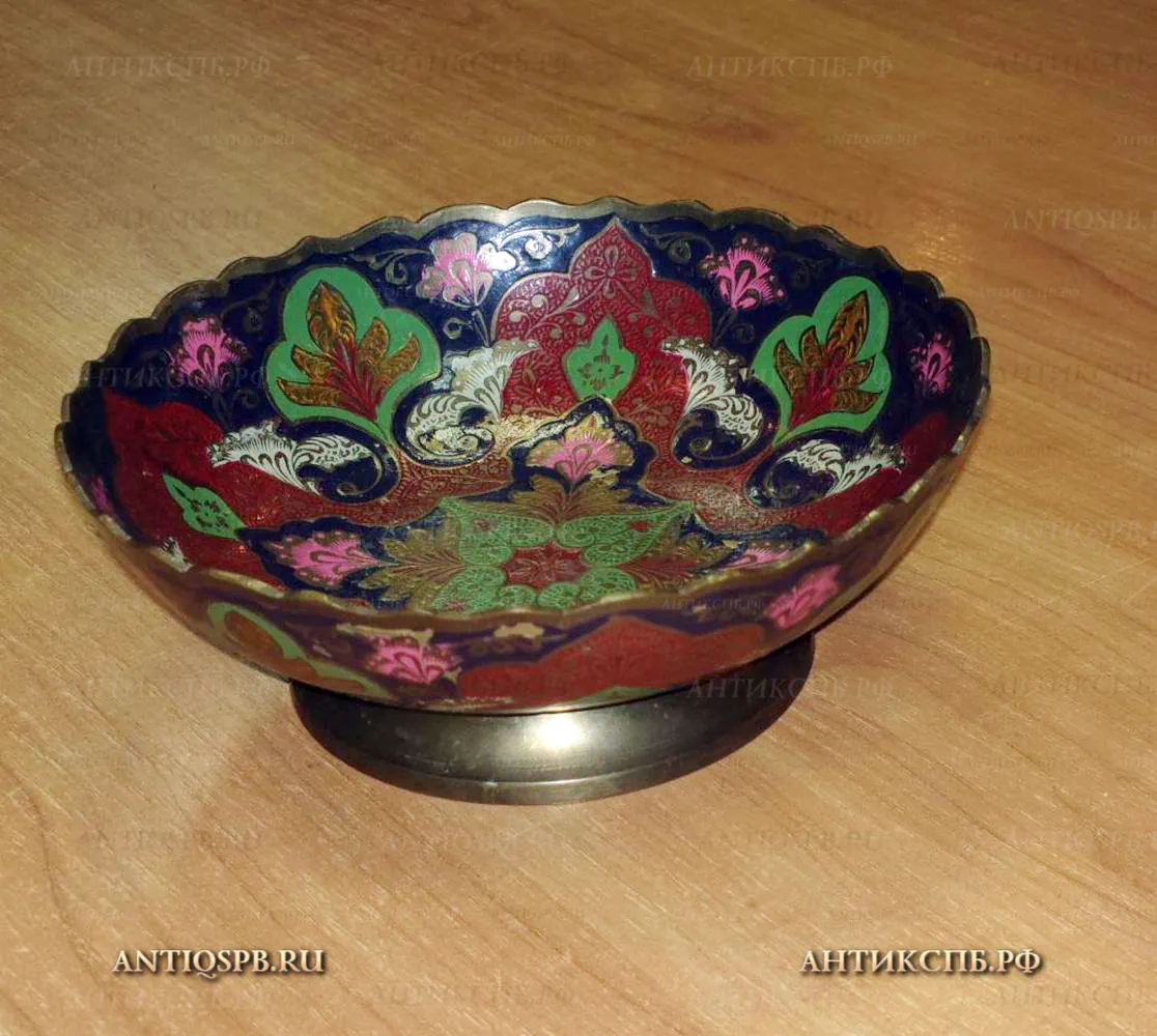 Пиала старинная. Вт. пол. ХХ века. Индия. №18233